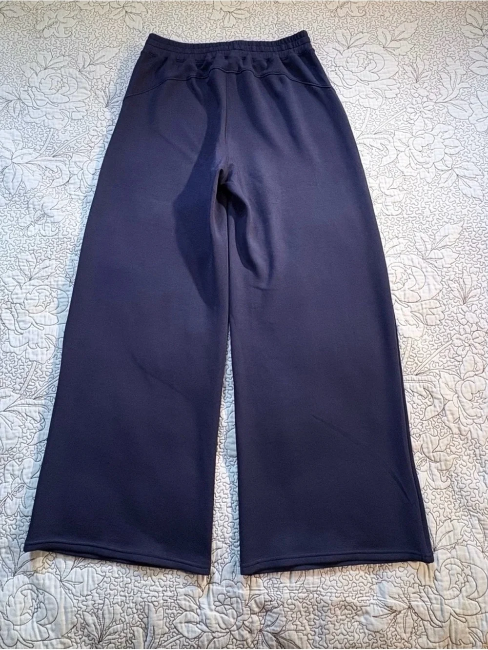 💥SPANX AirEssentials Wide Leg Pant Timeless Navy Soft Luxe Travel Lounge~XL🧡 - Picture 3 of 11